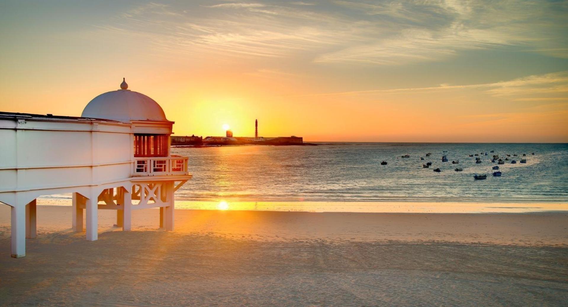 Apartamento Solano - Playa La Caleta Cádiz Exteriör bild